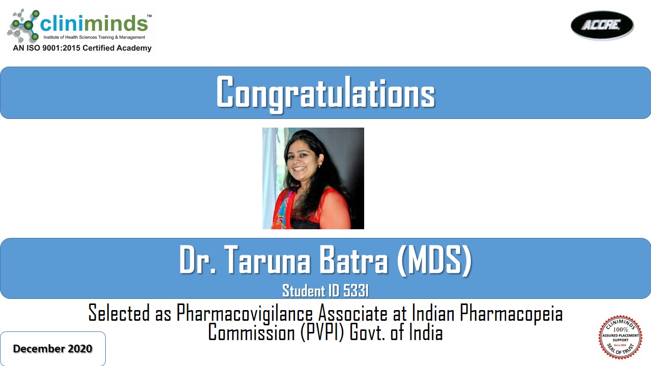 Cliniminds Drug Regulatory Affairs Placements